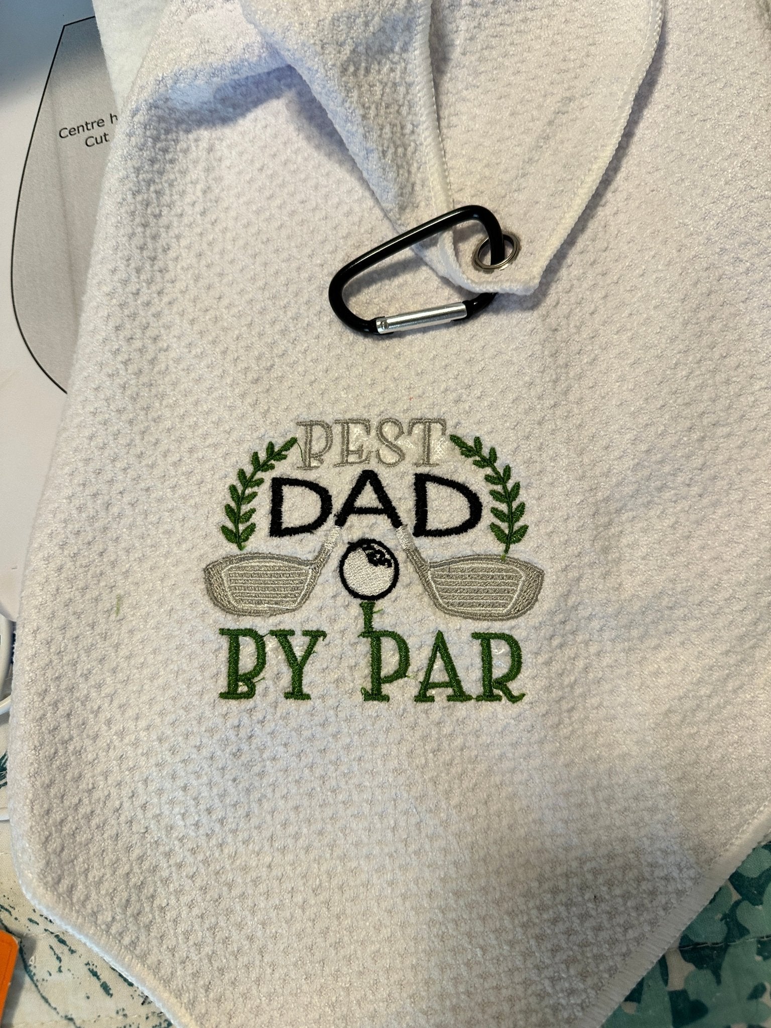 Best Dad By Par Golf Towel Gift For Dad Golf Enthusiast - Nonna J's