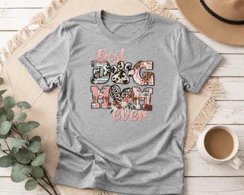 Best Dog Mom Graphic Tee for Dog Lovers - Nonna J's