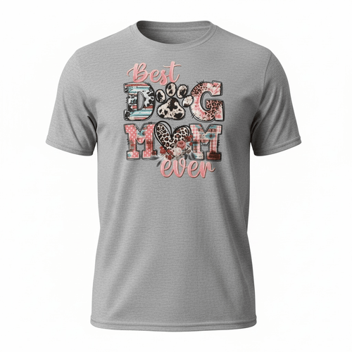 Best Dog Mom Graphic Tee for Dog Lovers - Nonna J's
