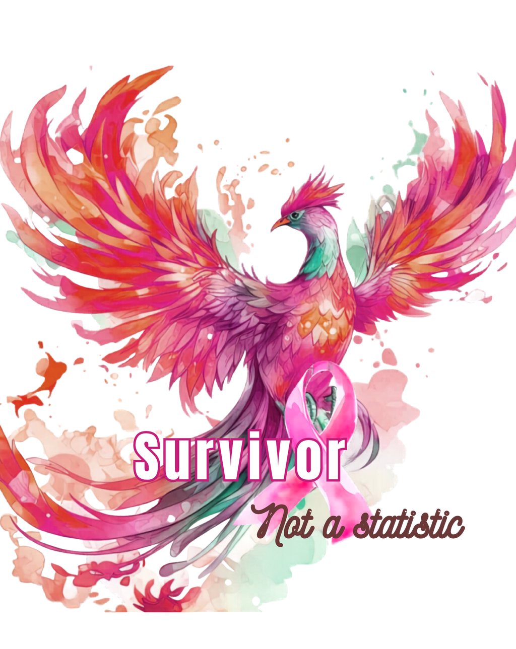 Breast Cancer Survivor Pink Ribbon Shirt Bella Canvas Tee - Nonna J's