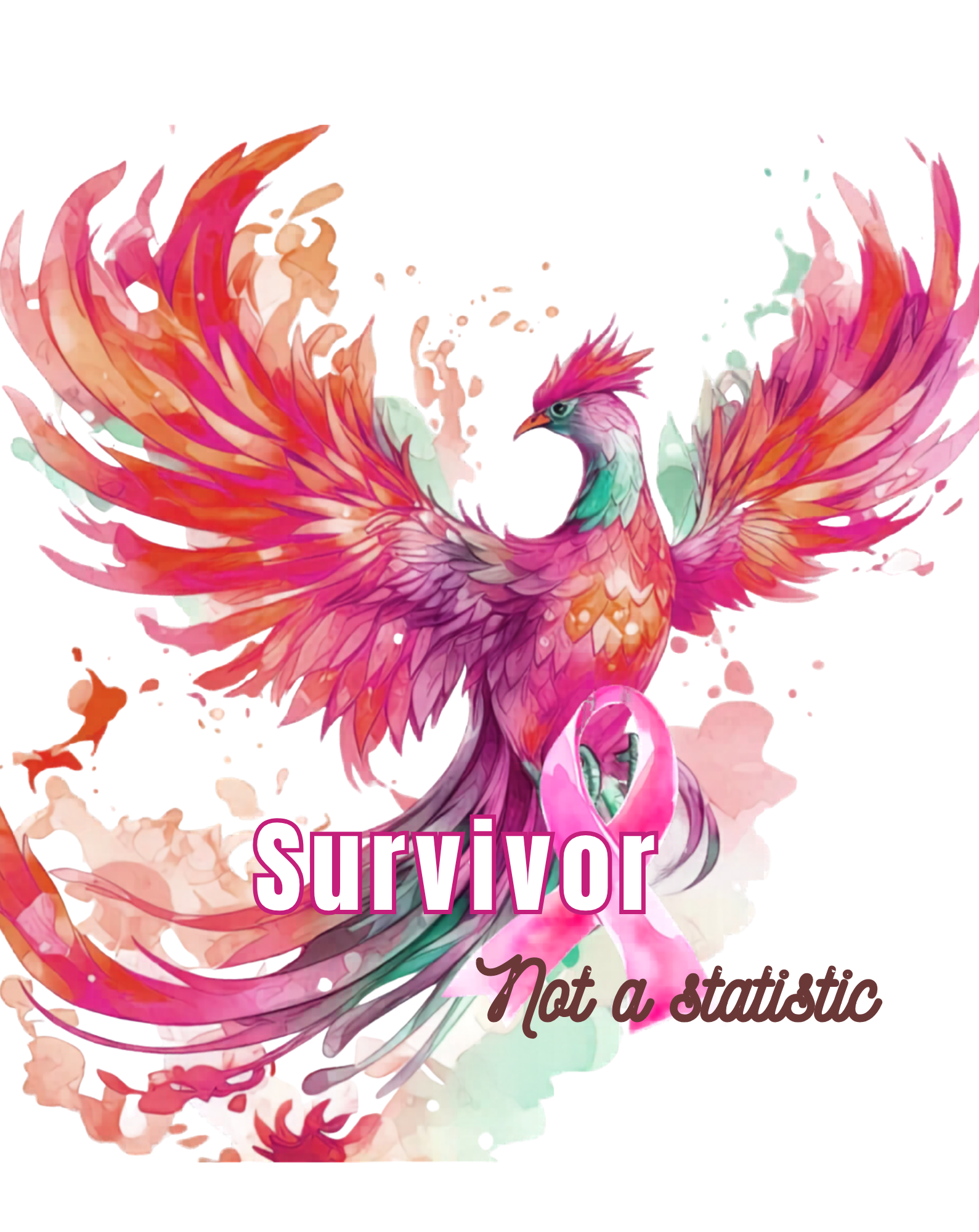 Breast Cancer Survivor Pink Ribbon Shirt Bella Canvas Tee - Nonna J's