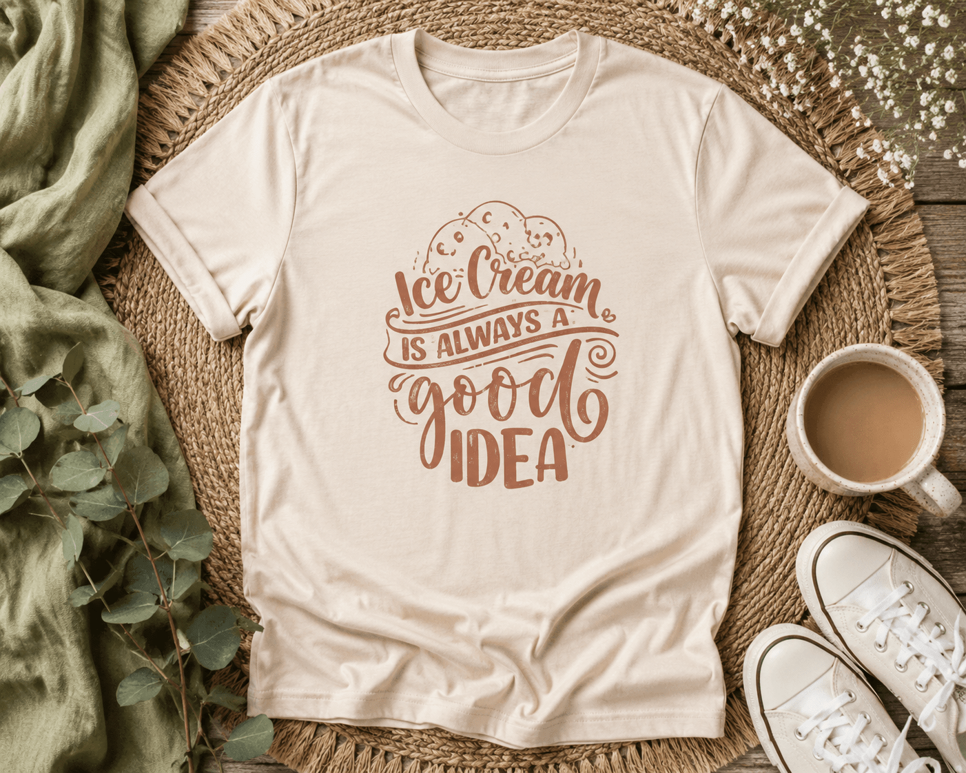 “Ice Cream” Tee - Nonna J's