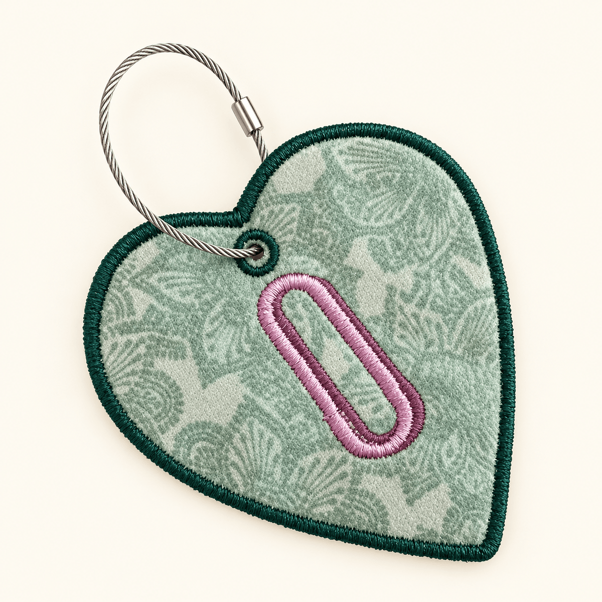 Personalized Embroidered Initial Fabric Bag Tag for Luggage and Backpacks - Nonna J's