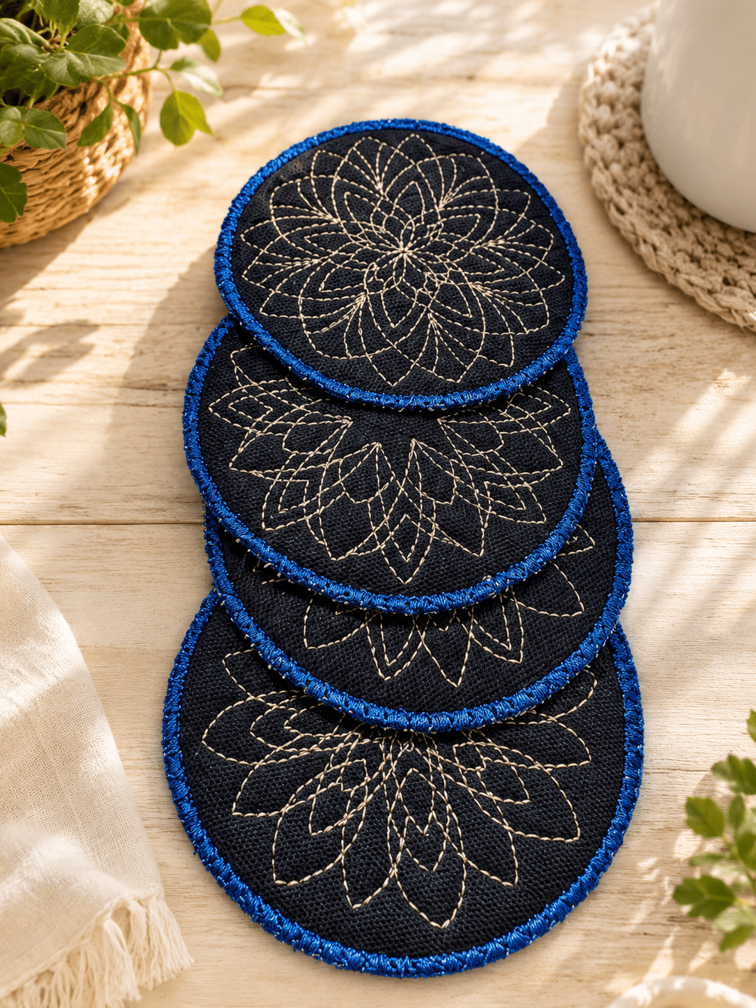 Reversible Fabric Coasters - Nonna J's