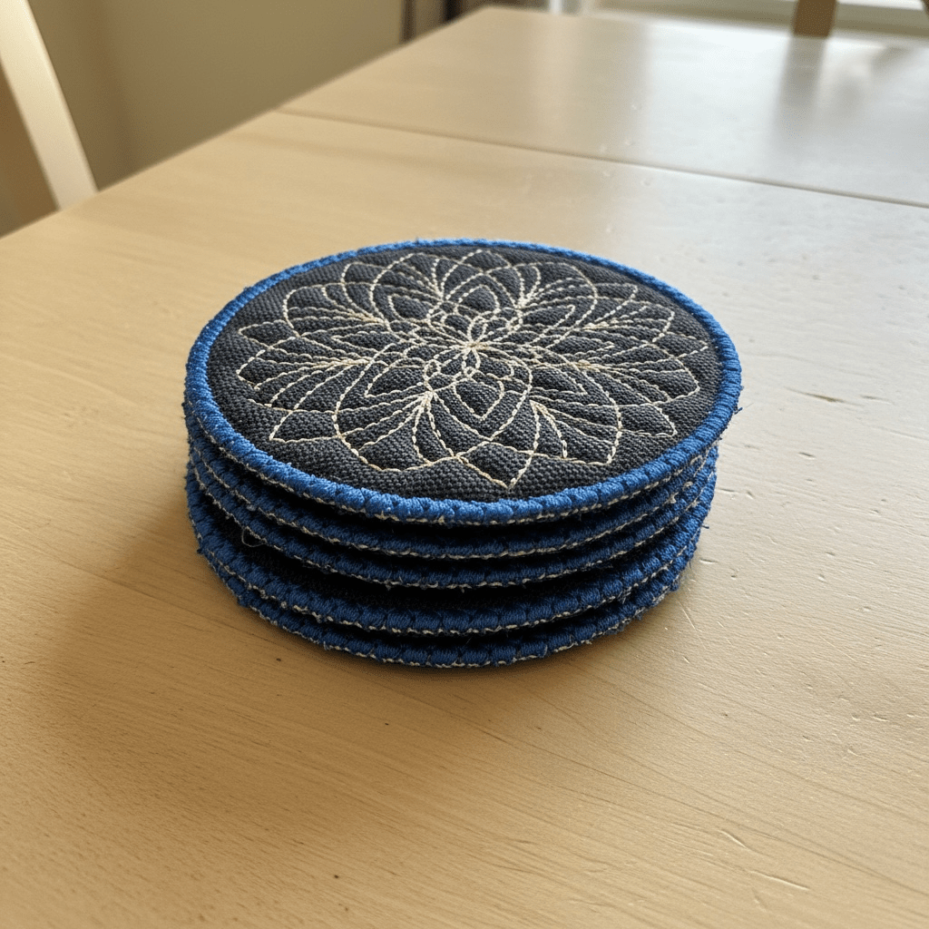 Reversible Fabric Coasters - Nonna J's