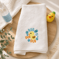 Rubber Ducky Microfiber Hand Towel For Kids Bath Time - Nonna J's